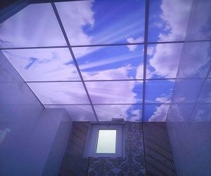 اجرای آسمان مجازی در مغازه