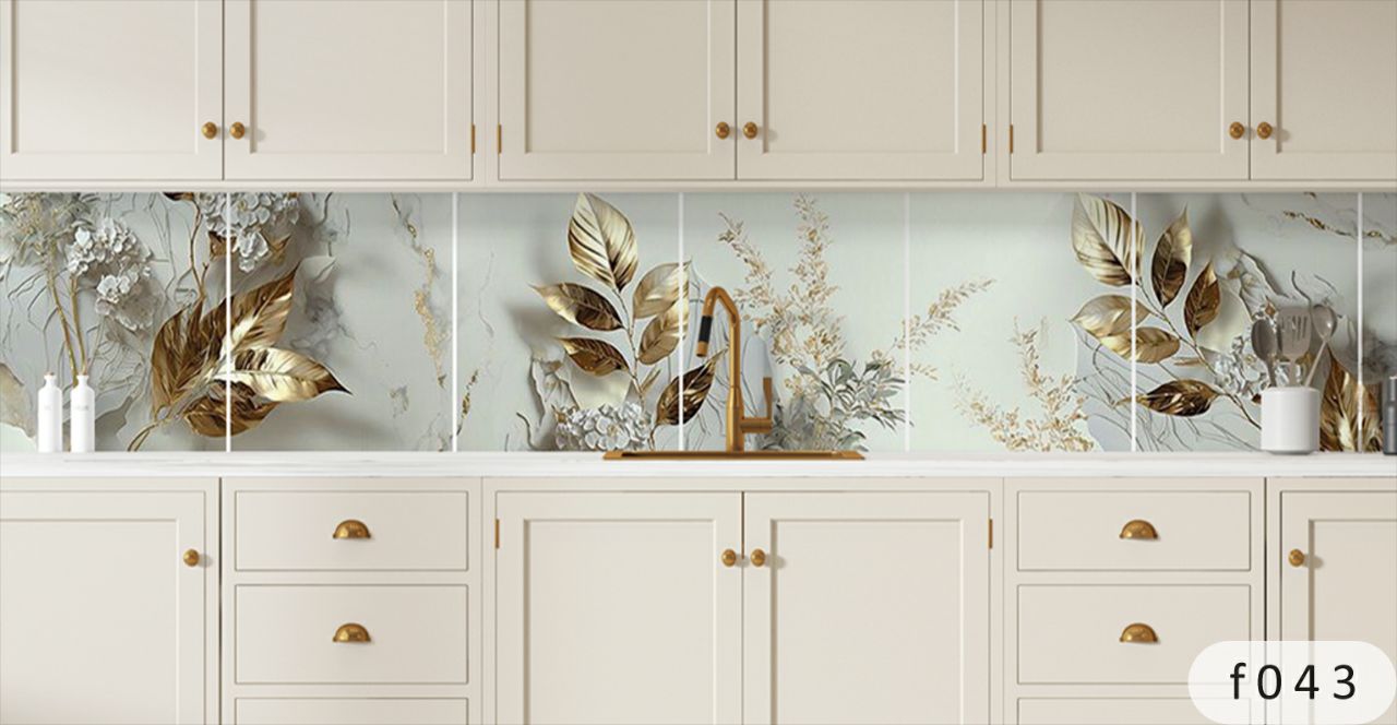 بین کابینتی طرح گل 1