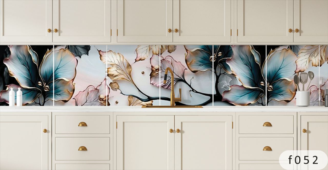 بین کابینتی طرح گل 3