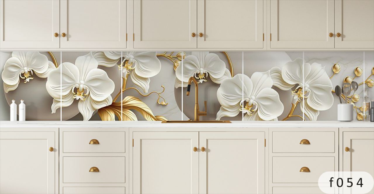 بین کابینتی طرح گل 3