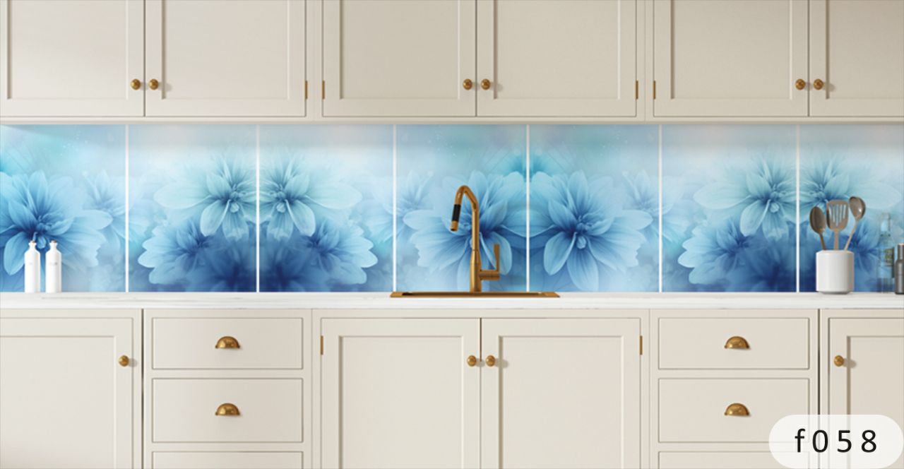 بین کابینتی طرح گل 3