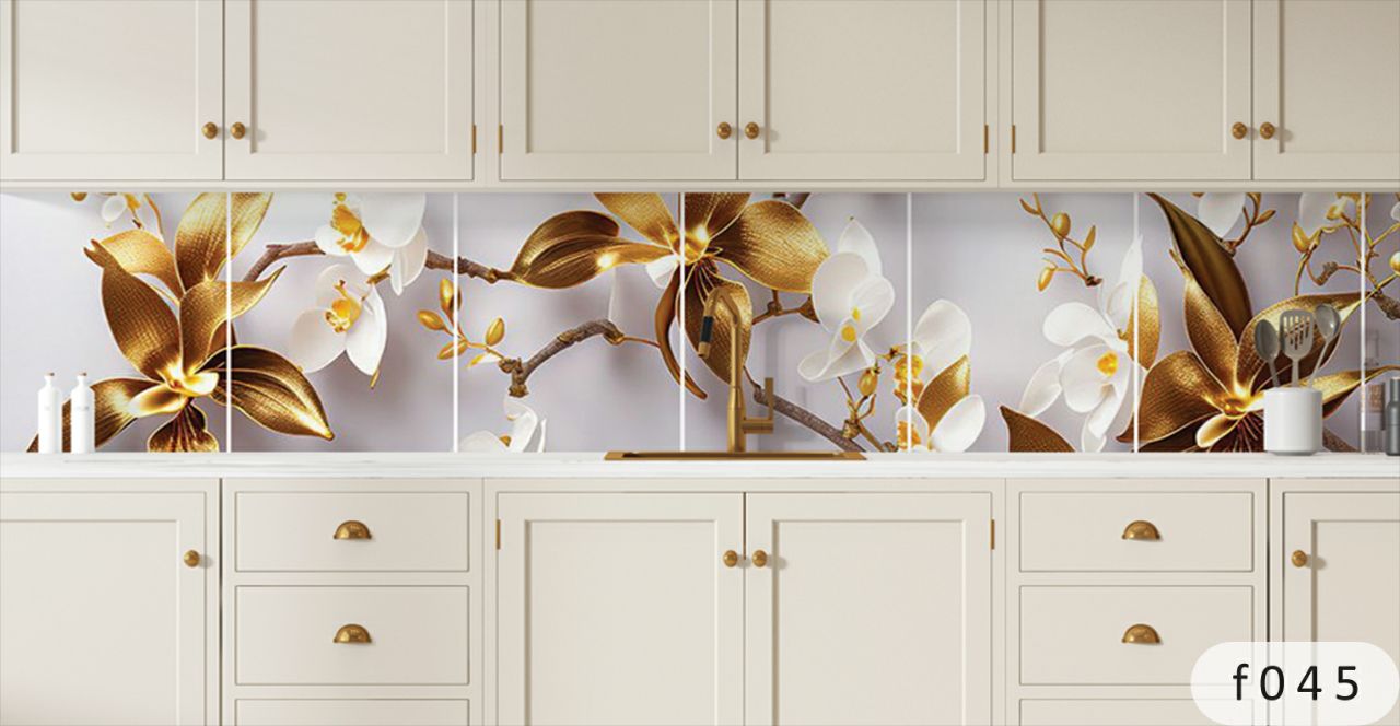 بین کابینتی طرح گل 3