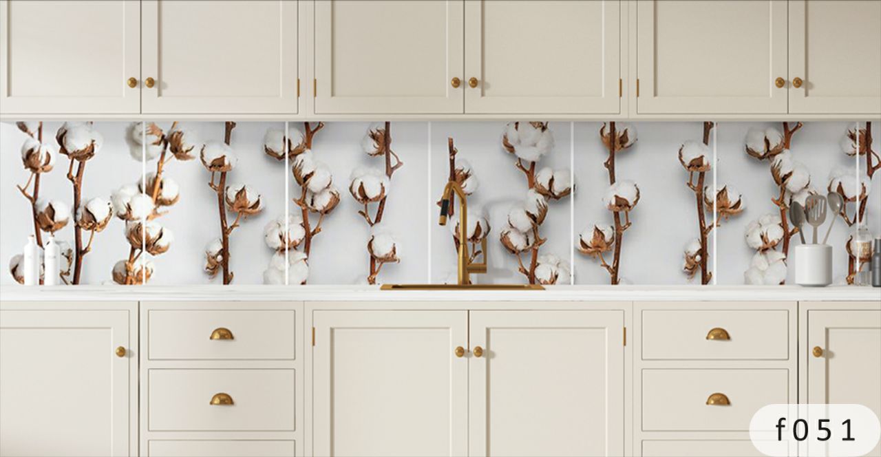 بین کابینتی طرح گل 3