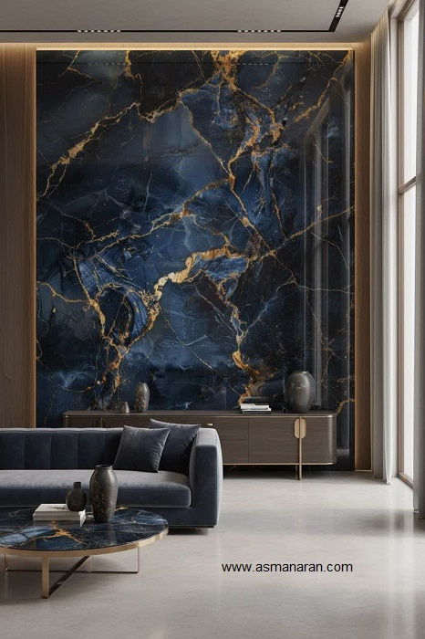 ماربل شیت شیشه‌ای طرح مرمر طبیعی با برش سفارشی