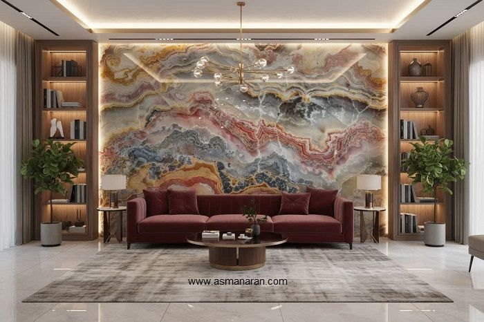 ماربل شیت شیشه‌ای مناسب آشپزخانه و فضای مرطوب