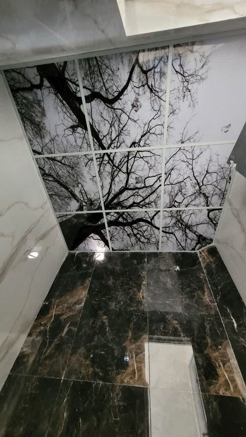 آسمان مجازی سه‌بعدی آران با نمایش دو طرح متفاوت در حالت روشن و خاموش